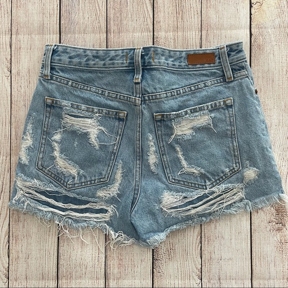 Abercrombie & Fitch | Hi-rise Annie jean shorts - Picture 5 of 6